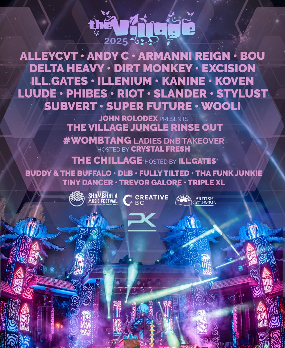 Get ready to experience The Village Stage like never before with an electrifying lineup that will shake the forest to its core! 🔥 

📸 Don Idio Visuals
🎨 Design: Onbeyond
