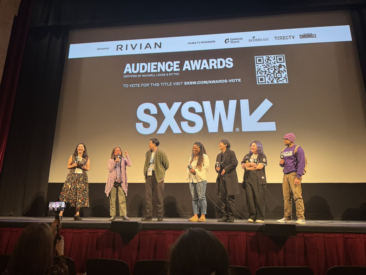Texan_Native's tweet photo. #ATXARMY showed up for #ForeverWeAreYoung world premiere! The documentary was so good! Made us all cry. @BTS_twt #BTS #BTSARMY #SXSW @sxsw https://t.co/tK6zUcmxIq