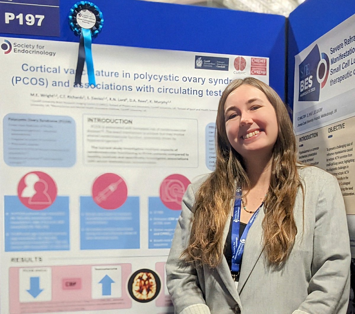 Melissa Emily Wright (@mew_neuro) on Twitter photo A great first day at #SfEBES2025, discussions (and a rosette!) at my PCOS poster, menopause chats with <a href="/nifti12/">Dr. Claudia Barth (@nifti12.bsky.social)</a> and lots of interesting talks
<a href="/Soc_Endo/">Society for Endo</a> A great first day at #SfEBES2025, discussions (and a rosette!) at my PCOS poster, menopause chats with <a href="/nifti12/">Dr. Claudia Barth (@nifti12.bsky.social)</a> and lots of interesting talks
<a href="/Soc_Endo/">Society for Endo</a>