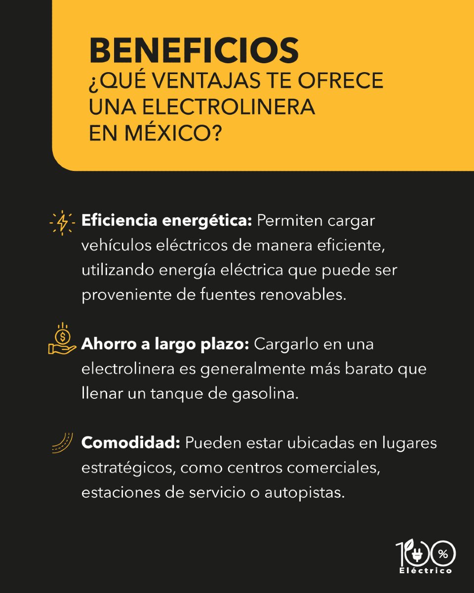 Las electrolineras en México han sido de gran beneficio para los usuarios que no cuentan con cargadores en casa, siendo este de gran ayuda para la electromovilidad en la ciudad.

#EV #AutosEléctricosParaTodoMéxico #México #fyi