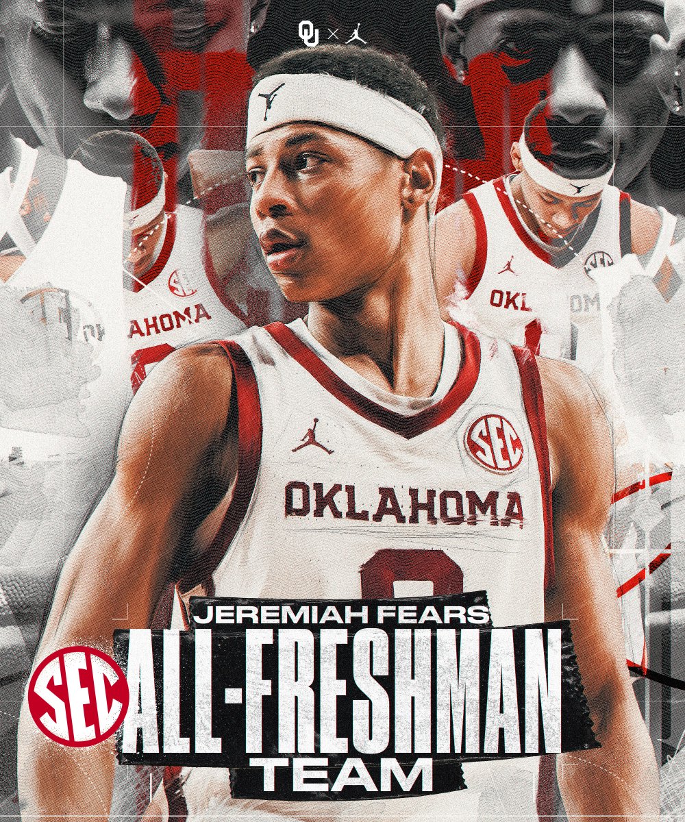 SEC All-Freshman Team, <a href="/jeremiahfears2/">Jeremiah Fears</a>! 👏

📰 ouath.at/4ifxHcJ || #BoomerSooner☝️