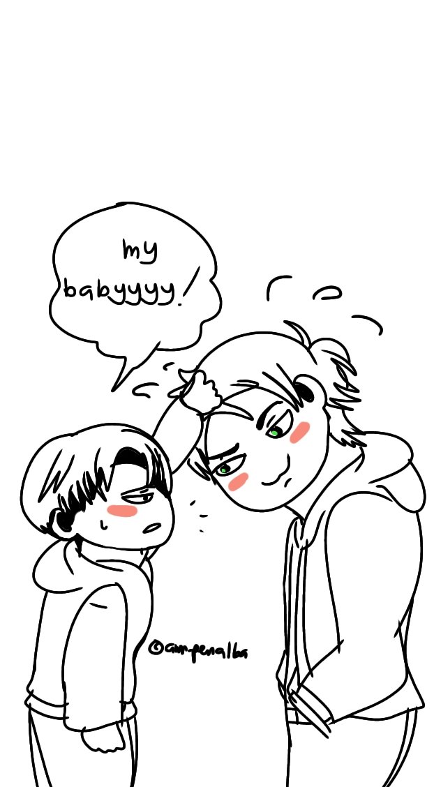 Yes he s your baby ❤️❤️🥰🥰😍

#fastdoodle #erenlevi #ErenJaeger  #leviackerman #AttackOnTitan  #ereri #rivaere #riren