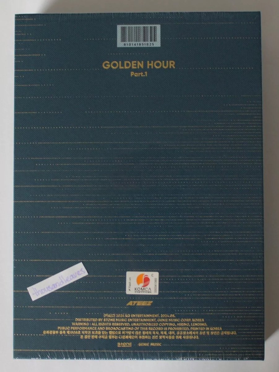 Thousandleavess's tweet photo. WTS || ATEEZ San GOLDEN HOUR PT.1 (Blue Hour ver Hello82) SIGNED + SEALED

Price
TL Shop: $100
Ebay:$110

*WW shipping; free for USA

Visit:
~https://t.co/PXp84pddFI
~https://t.co/YligBKEZ0C

#ATEEZ #에이티즈 #San  #CHOISAN #산 #ATINY #TowardsTheLight #エイティーズ #ateezineurope https://t.co/XCH28o119U
