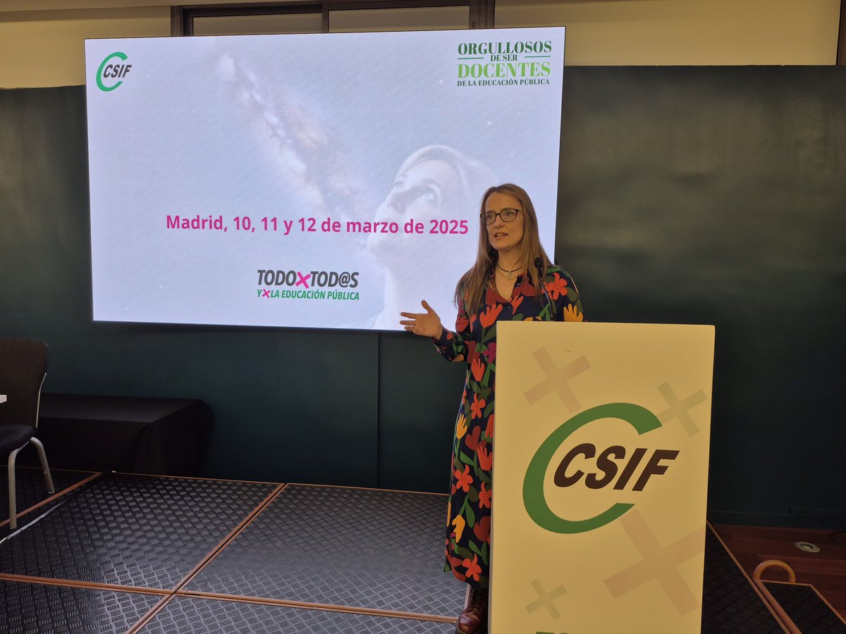 👤 Isabel Madruga, secretaria de Política Educativa de <a href="/csifeducacion/">CSIF Educación</a>, muestra las diferencias entre CC.AA en cuestiones básicas como retribuciones, oposiciones y distribución de los fondos de cooperación territorial.

🗣 Exigimos reformas estructurales que refuercen el sistema