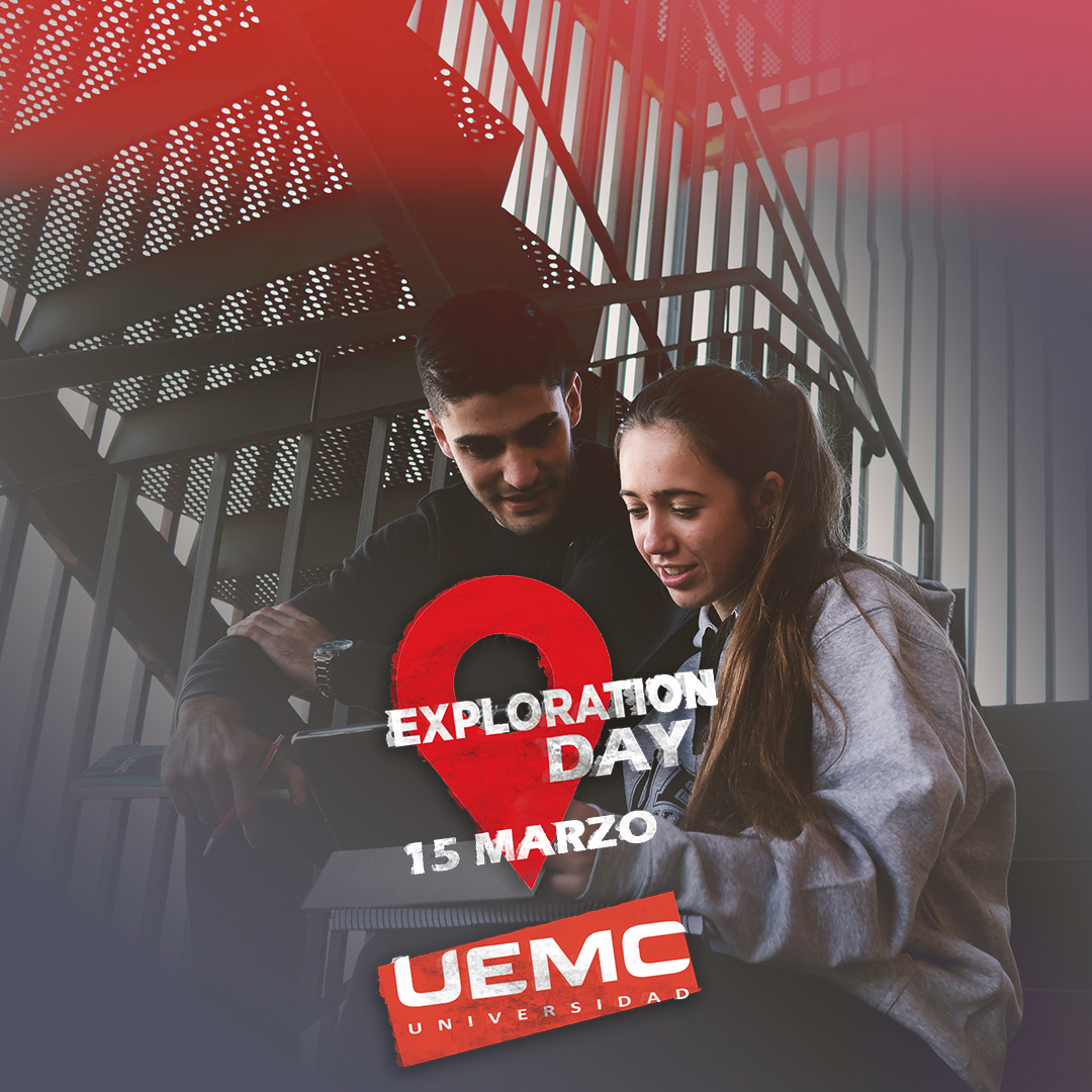 UEMC's tweet image. │🔴 Exploration Day│El próximo 15 de marzo la @UEMC celebra su #ExplorationDay
✔️ Vive una experiencia nueva
✔️ Explora más profesionales
✔️ Conoce los estudios de forma práctica
✔️ Descubre tu camino
📝 ¡Apúntate! ➡️ hubs.la/Q03b91RF0