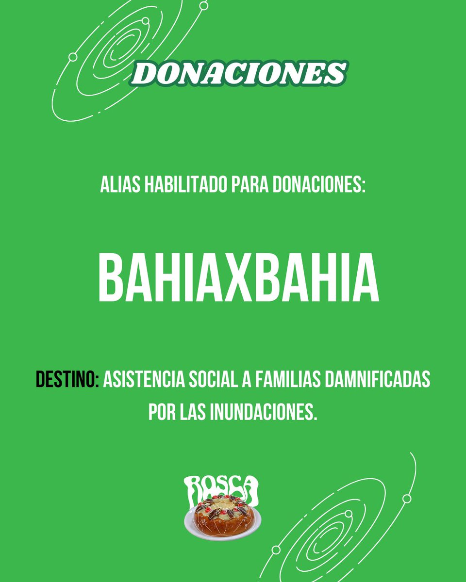 somosrosca's tweet photo. LA CIUDAD DE BAHÍA BLANCA NOS NECESITA A TODXS 

Se están realizando numerosas colectas de donaciones para Bahía Blanca. El temporal de la semana pasada dejó a miles de familias afectadas por las inundaciones. 

Rosca. https://t.co/1zulDeSECw