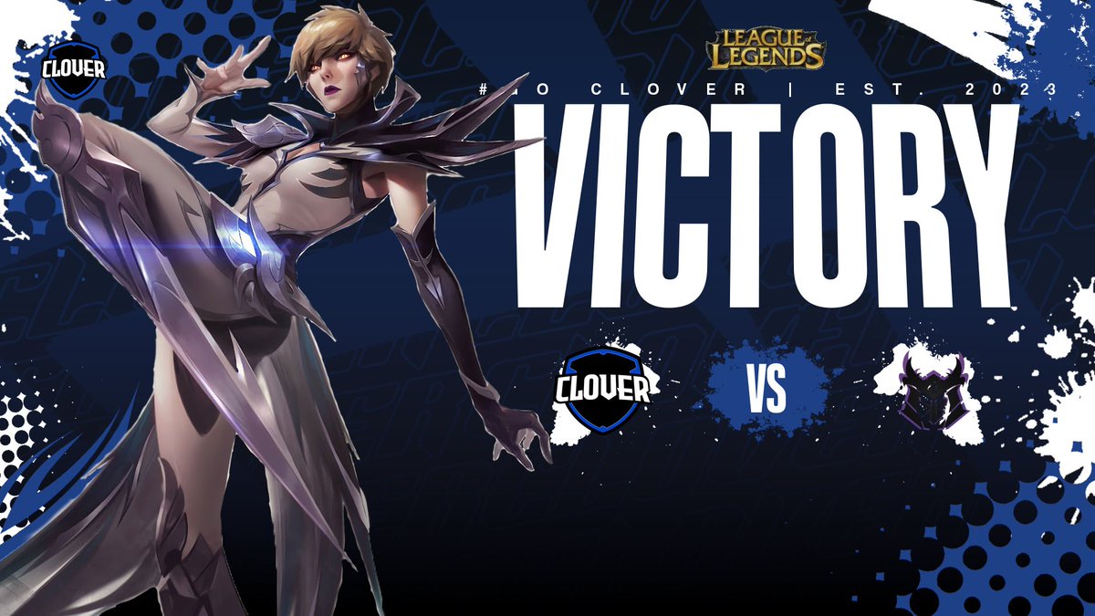 𝙎𝙊𝙈𝙊𝙎 𝘾𝘼𝙈𝙋𝙀𝙊𝙉𝙀𝙎

En el dia de ayer nuestra squad Clover Blue se proclamó campeón de la Hextech Series División 4 tras remontar a <a href="/budo_koryu/">Koryū Budō</a> Akarui. 

Enhorabuena a todos los jugadores y staff, sois los mejores. ¡A por tercera división! 💪💙

#GoClover