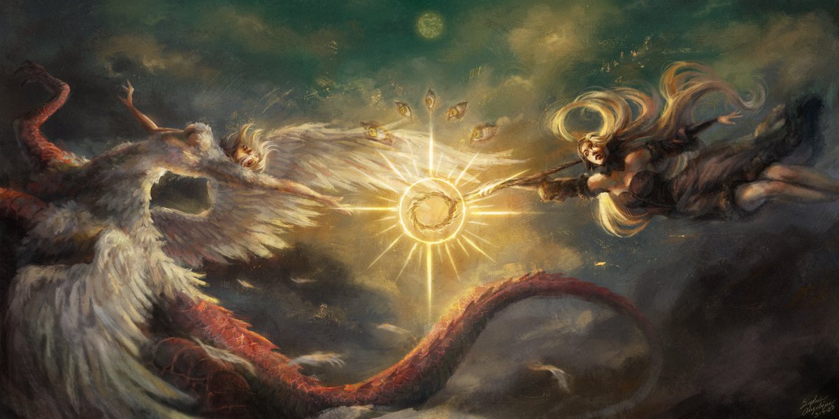 “divine longing” farcille #deliciousindungeon #dungeonmeshi #dungeonmeshifanart