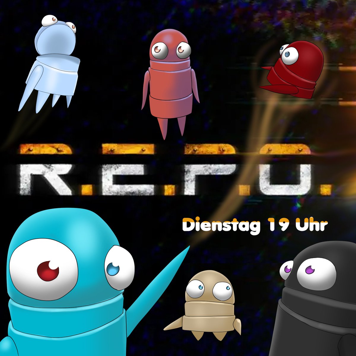 Hewwo Süßberts,  Morgen Abend 19 Uhr spielen wir R.E.P.O. für Anfänger!  Mit dabei sind InukyFoxy, <a href="/JoleahArt/">JoleahArt</a>  DerPhilzStift, Nevs / Sven und Namiia <3