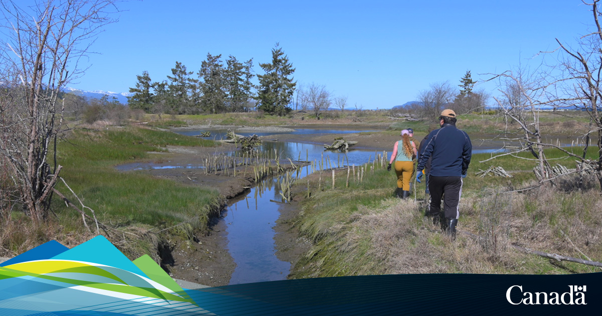 FishOceansCAN's tweet photo. 1/2 Today, Minister Lebouthillier announced funding for four restoration projects in British Columbia.
Funded through the Aquatic Ecosystems Restoration Fund, these projects are helping to protect and restore coastal and marine environments.
#OceansProtectionPlan https://t.co/AtjfHPpt4Z