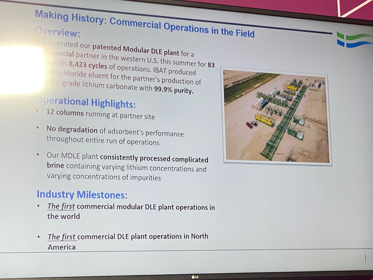 skaf777's tweet image. The CEO of International #Battery Metals(IBAT), Iris Jancik, discussing the advantages of IBAT’s Direct #Lithium #Extraction technology. 

#CERAWeek
#EnergyTransition 
#EV 
#Decarbonization