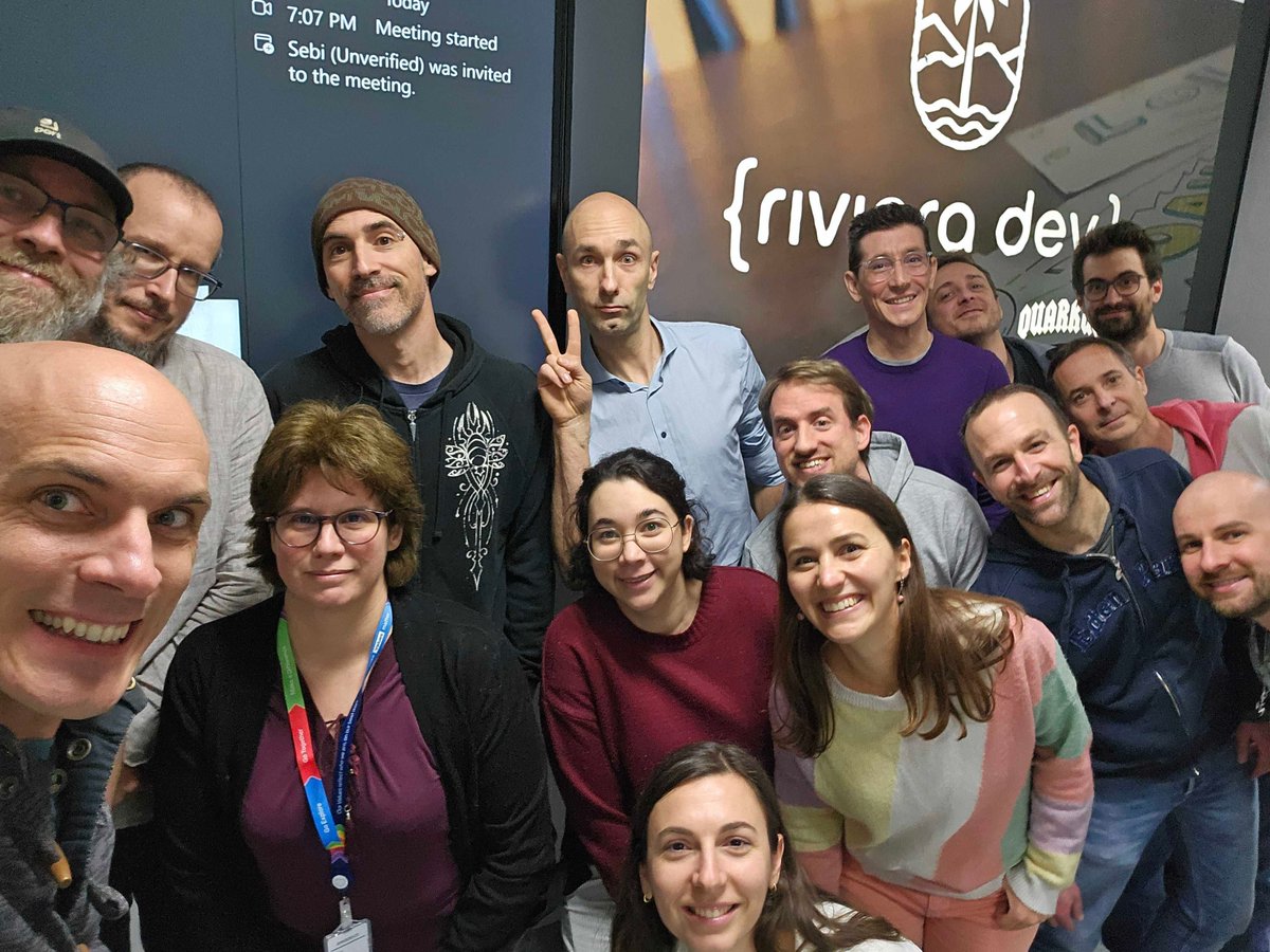 Riviera DEV 🌴 (@rivieradev) on Twitter photo 📢 🌴 L'équipe <a href="/RivieraDEV/">Riviera DEV 🌴</a> se réunit ce soir pour délibérer sur les propositions du #CFP! De superbes propositions cette année! Restez connectés! 📢 🌴 L'équipe <a href="/RivieraDEV/">Riviera DEV 🌴</a> se réunit ce soir pour délibérer sur les propositions du #CFP! De superbes propositions cette année! Restez connectés!