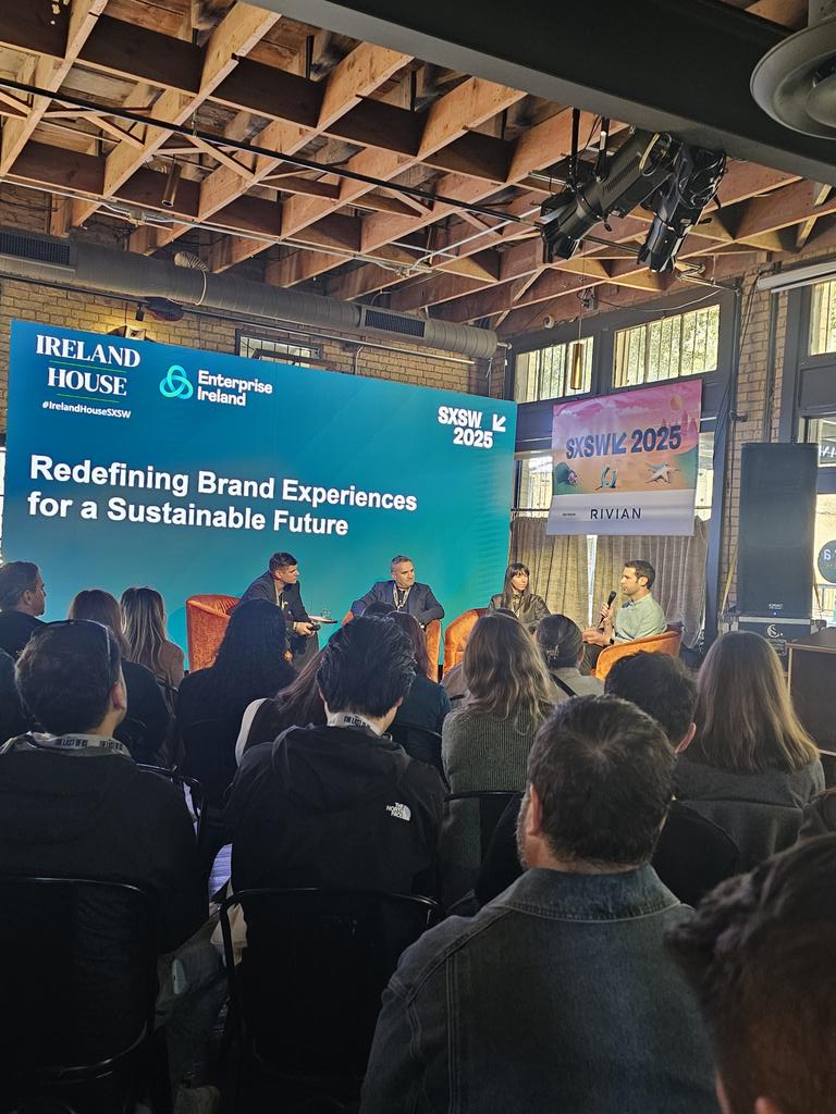 Understanding GenZ, Sustainability and Brand at #IrelandHouseSXSW with Jane McDaid, CEO of Thinkhouse, Jonny Boyle Director of Brand Experience of Fuel, Viv Chambers, Founder of Bricolage and Mark Banbury of Roblox.