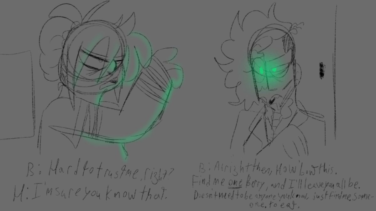 Fandom_Dolphin's tweet image. #bitbctwt #bitbc #BitbcFanart #BitbcInfectionAU #StrawberryShortcake #BerryInTheBigCity #HuckleberryPie #BreadPudding

&quot;Don&apos;t Turn On The Light...&quot; (3/3)