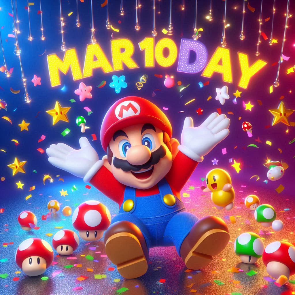 Happy Mario day Mar10! #MarioDay #marioday2025 #popxcast #Nintendo #mario