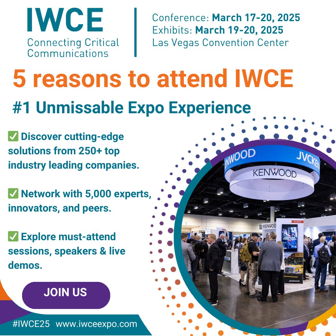 IWCEexpo's tweet photo. 🚀 5 Reasons to Attend IWCE 2025 

#1: The Unmissable Expo Experience

🔗 Don’t miss it - register now! https://t.co/fYVTSjttPj https://t.co/NHS3B1UBrO