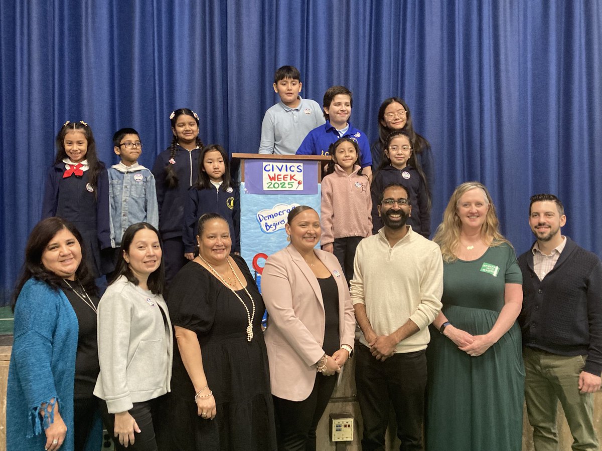 Kicked off Civics Week at P.S. 149 this morning! The students’ speeches were incredible and they asked great questions about how to make our community better. Thanks for inviting me, I left inspired and hopeful for our future!