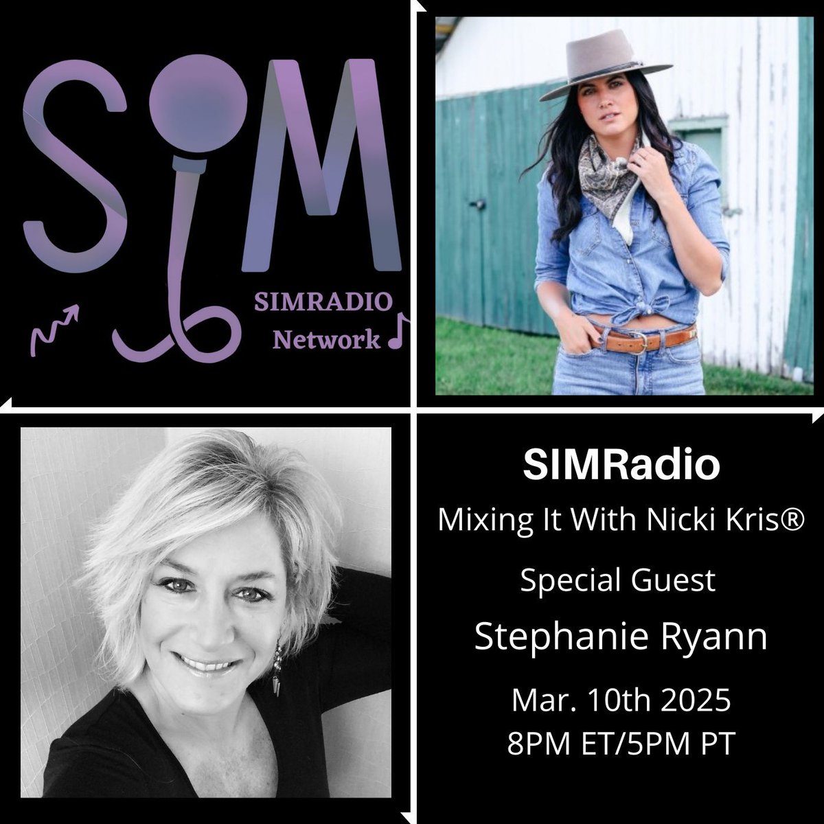 🎙️ TONIGHT’S THE NIGHT! 🎙️ Host @nickikris goes LIVE on an all-new Mixing It with the amazing #StephanieRyann 🌟🎶 🕗 8 PM ET / 5 PM PT.  buff.ly/4fRlSaJ Don’t miss out on this incredible conversation! Tune in and join us LIVE! 🎧✨ #MixingIt #NickiKris #LiveShow