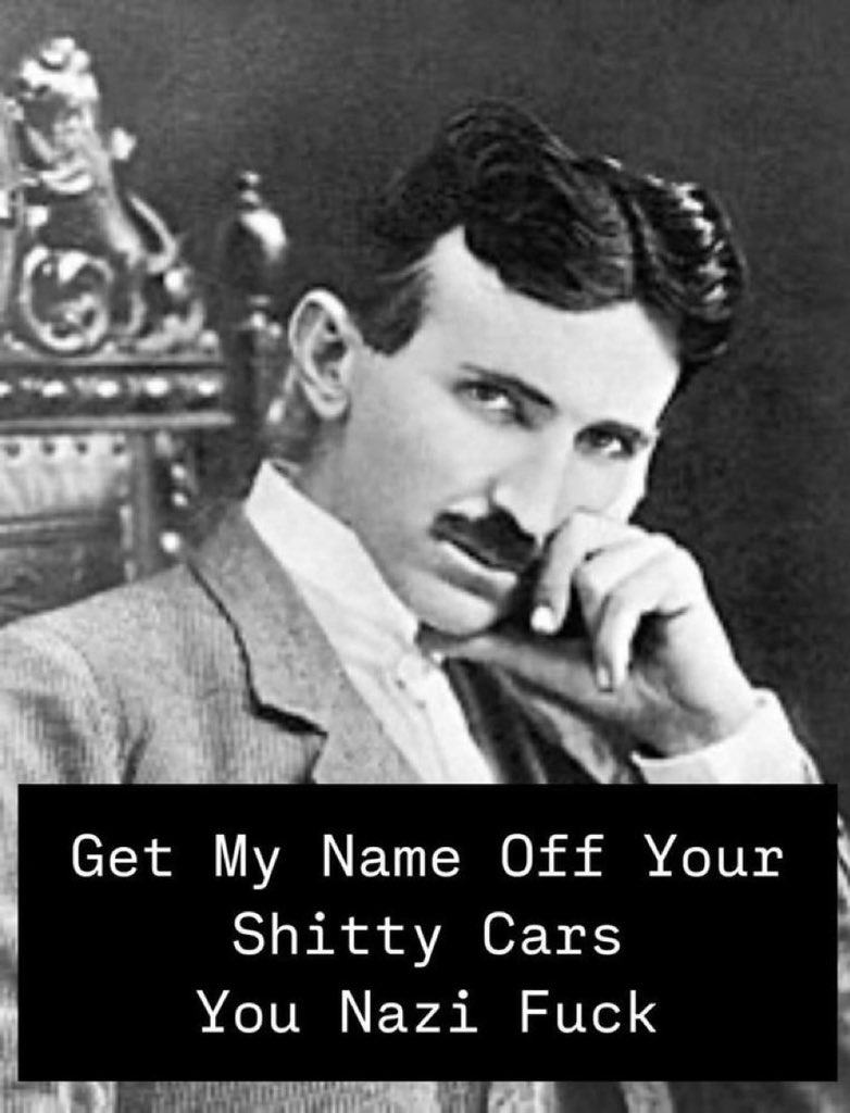 MichelleMeach16's tweet image. #TankTesla 
#SwastiCar 
#DeportMuskRat