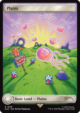 MTGGoldfish's tweet photo. The spongebob secret lairs were revealed! One of basic lands, as usual. More previews at https://t.co/ayMQowz9MU

Source: https://t.co/GPZP6E4qoA https://t.co/RVd5lun8VP