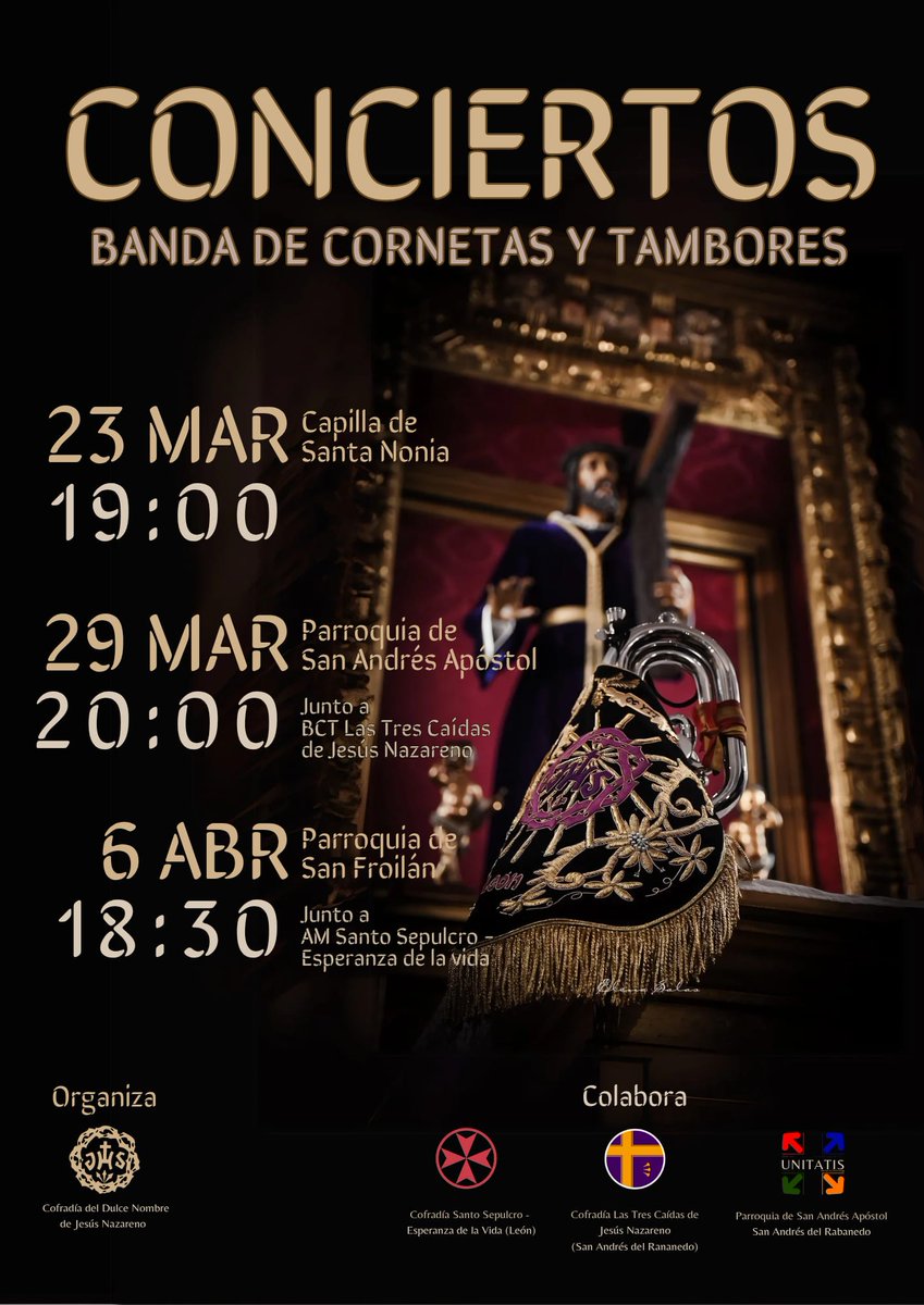 jhsleon's tweet photo. Conciertos de la banda de @ccyttjhsleon para la Cuaresmas 2025
#SomosNazarenos https://t.co/72A0o5Z4oA