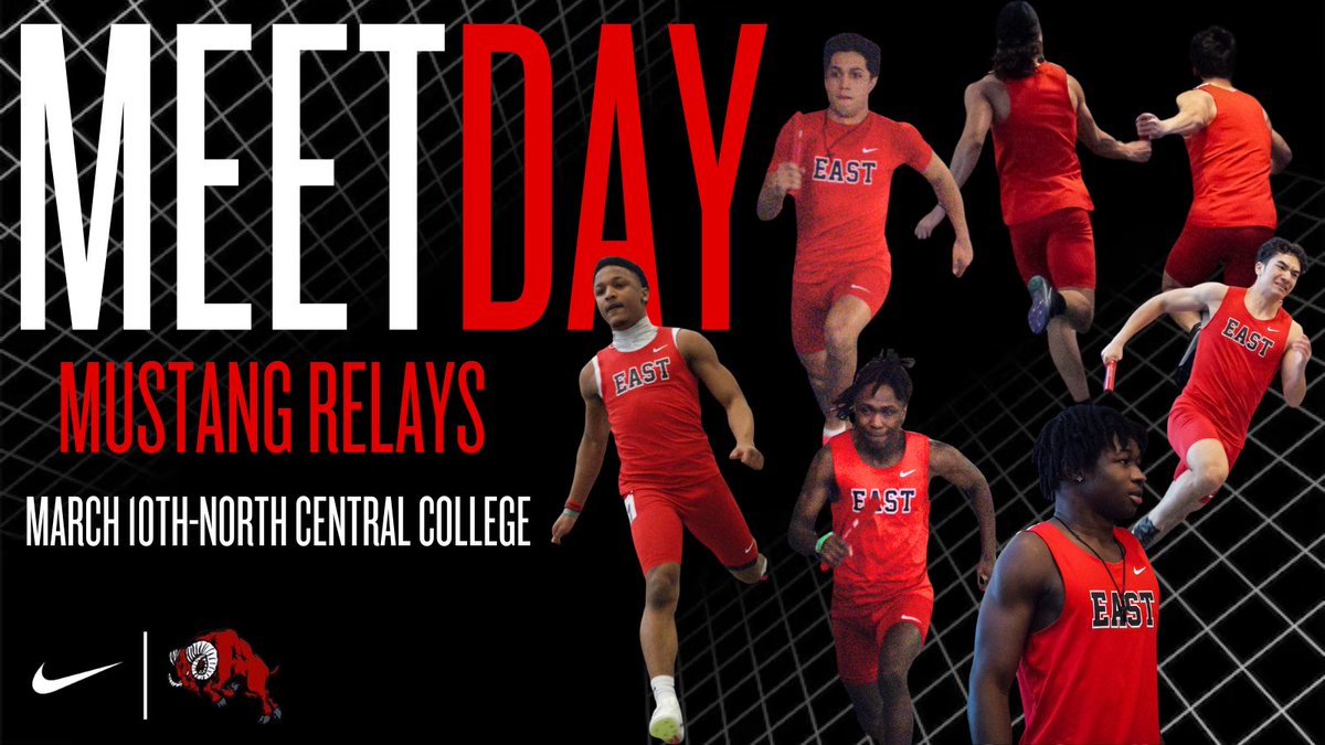 Rams Boys Track and Field (@ge_ramstrack) on Twitter photo Ready to get after it at the Mustang Relays tonight! #WeAreEast
<a href="/GEHS_Athletics/">Glenbard East Athletics</a>
📍 North Central College
⏱️ 6:30PM
📈 results.lakeshoreathleticservices.com/meets/45058 Ready to get after it at the Mustang Relays tonight! #WeAreEast
<a href="/GEHS_Athletics/">Glenbard East Athletics</a>
📍 North Central College
⏱️ 6:30PM
📈 results.lakeshoreathleticservices.com/meets/45058