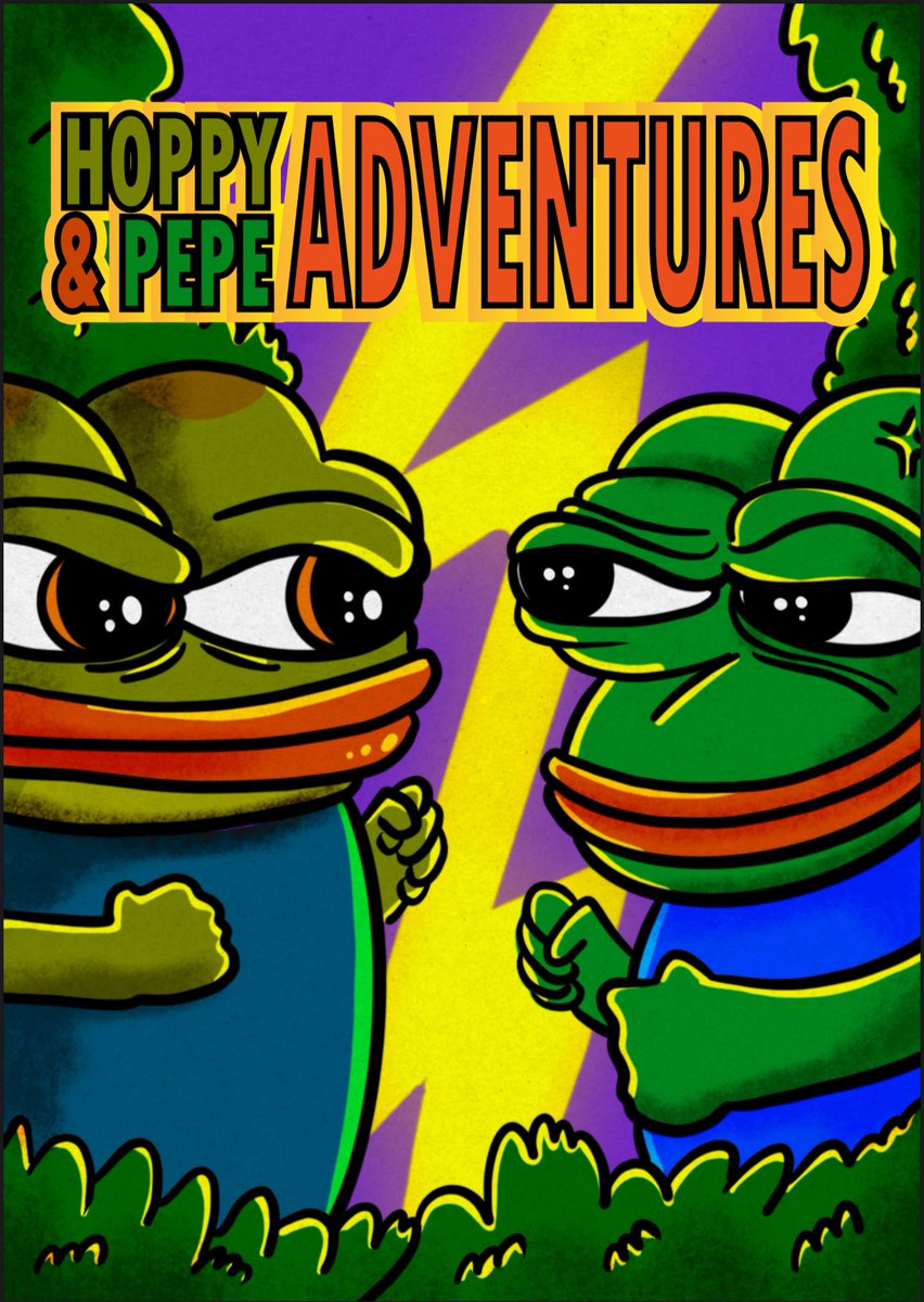 hoppy's tweet photo. We are excited to introduce the first two titles of our HOPPY comic book series:

📖 Hoppy & Pepe Adventures – A lighthearted and hilarious series where Hoppy and his brother Pepe engage in fun and mischievous pranks.

📖 Hoppy & Zorbo the Alien – When Zorbo, a curious alien, crash-lands on Earth, he meets Hoppy, and together they explore the strange and fascinating world of earth

Meme culture has always been about more than just entertainment. As @cz_binance has often emphasized, memes should engage in meaningful ways and we fully support that vision

These comics mark the beginning of an expanding HOPPY universe, blending humor, adventure, and meme culture in an exciting new format