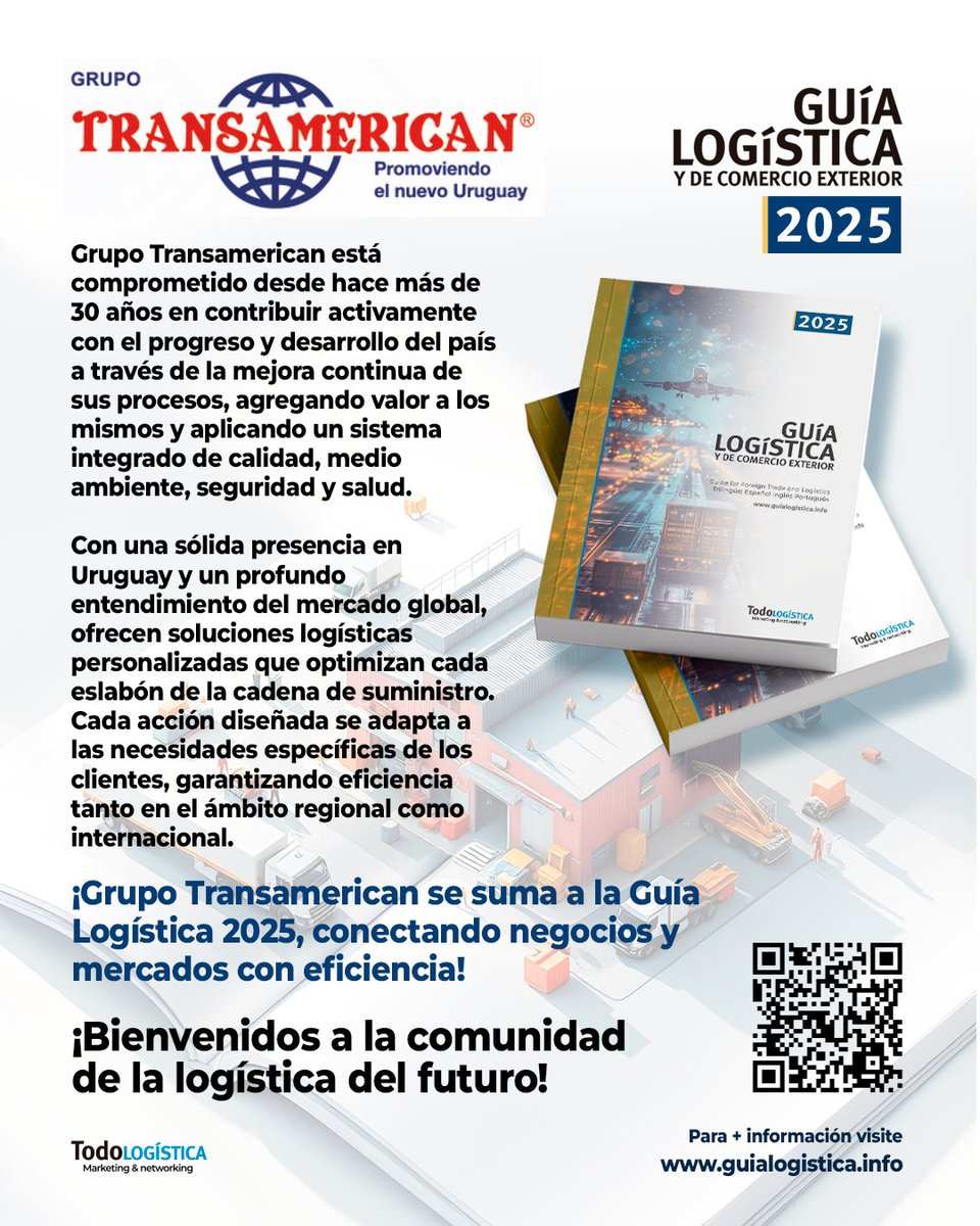 ¡Grupo Transamerican  se suma a la Guía Logística 2025, conectando negocios y mercados con eficiencia!