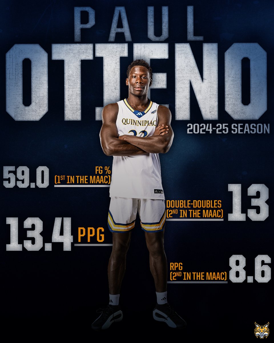 Our guy Paul Otieno is an All-MAAC First Team selection! 💪

#BobcatNation x <a href="/MAACHoops/">#MAACHoops</a>