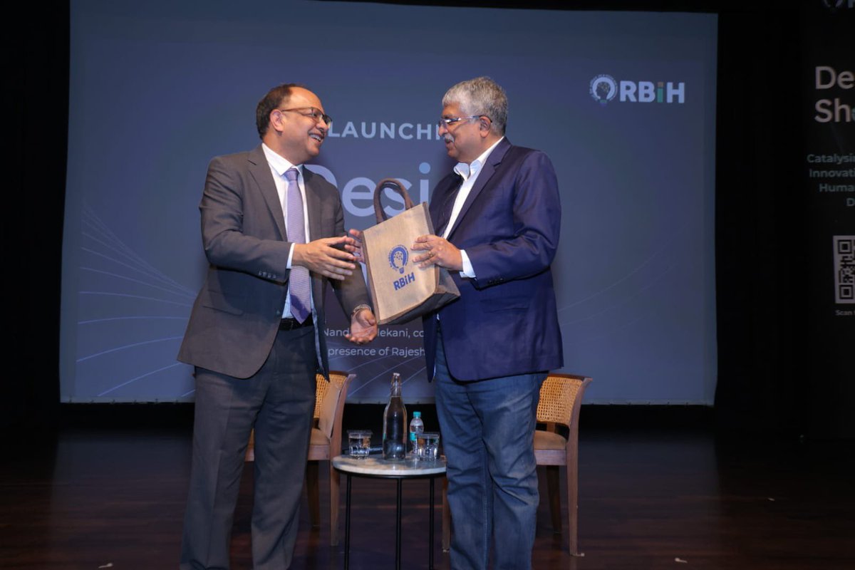 NandanNilekani's tweet image. Joined @rajeshbansal to launch DesignShaala by @rbinnovationhub today to bring user-centric design to fintech innovation.
Their toolkits on Designing for Gen Z & Credit for Gig Workers: designshaala.rbihub.in.
#DesignShaala #HCD #RBIH #BuildForBillions