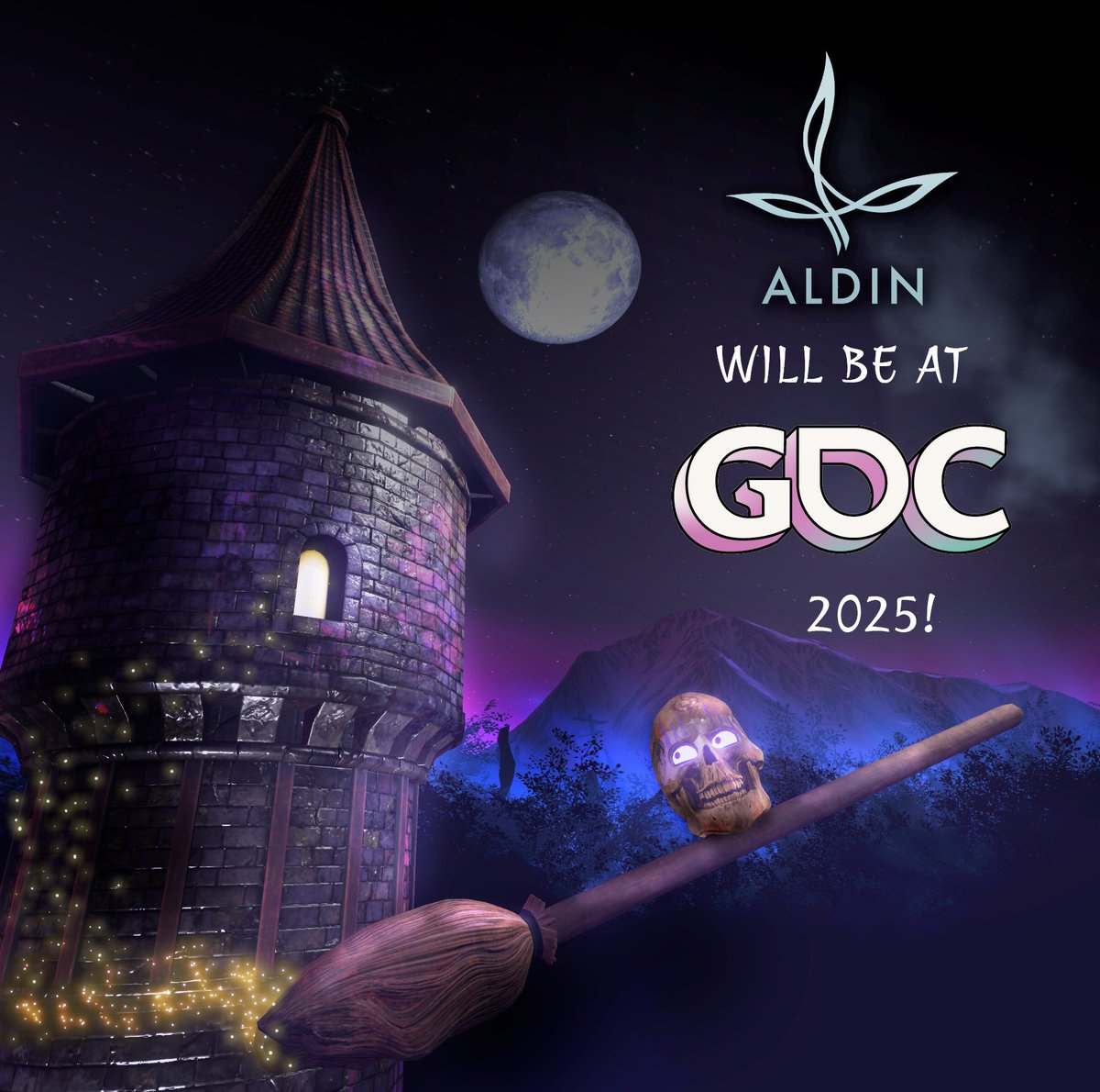 Aldin will be attending GDC 2025 next week! 
 
We're always thrilled to meetup with fellow innovators, creators and potential partners. Hit us up if you want to setup a meeting before hand. Feel free to reach out to our founders at info@aldin.io anytime.
 
See you in San