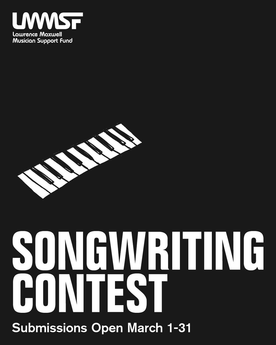 I started a songwriting contest for PEI songwriters. The grand prize is $1000! Details and application can be found here: lawrencemaxwell.com/lmmsf