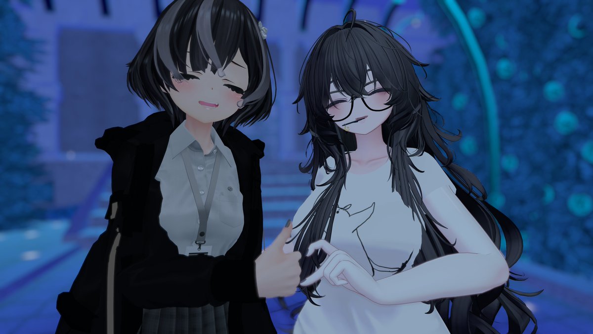 JuneBunniii's tweet photo. hello~ with friends!☁️💙📷♥
#Vrchat #Milltina https://t.co/VnzrBntqVx