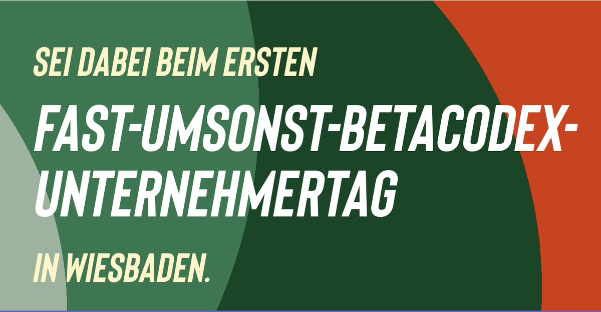 pflaegingniels's tweet photo. Ein neues Eventformat von Red42: Der Fast-Umsonst-#BetaCodex-#Unternehmertag. Gastgeberinnen: Silke Hermann und Claudia Alby. Teilnahme nur auf Einladung hin. Bewerbung ist möglich! Alle Infos: https://t.co/O50ou554UP https://t.co/pICQLYcjVu
