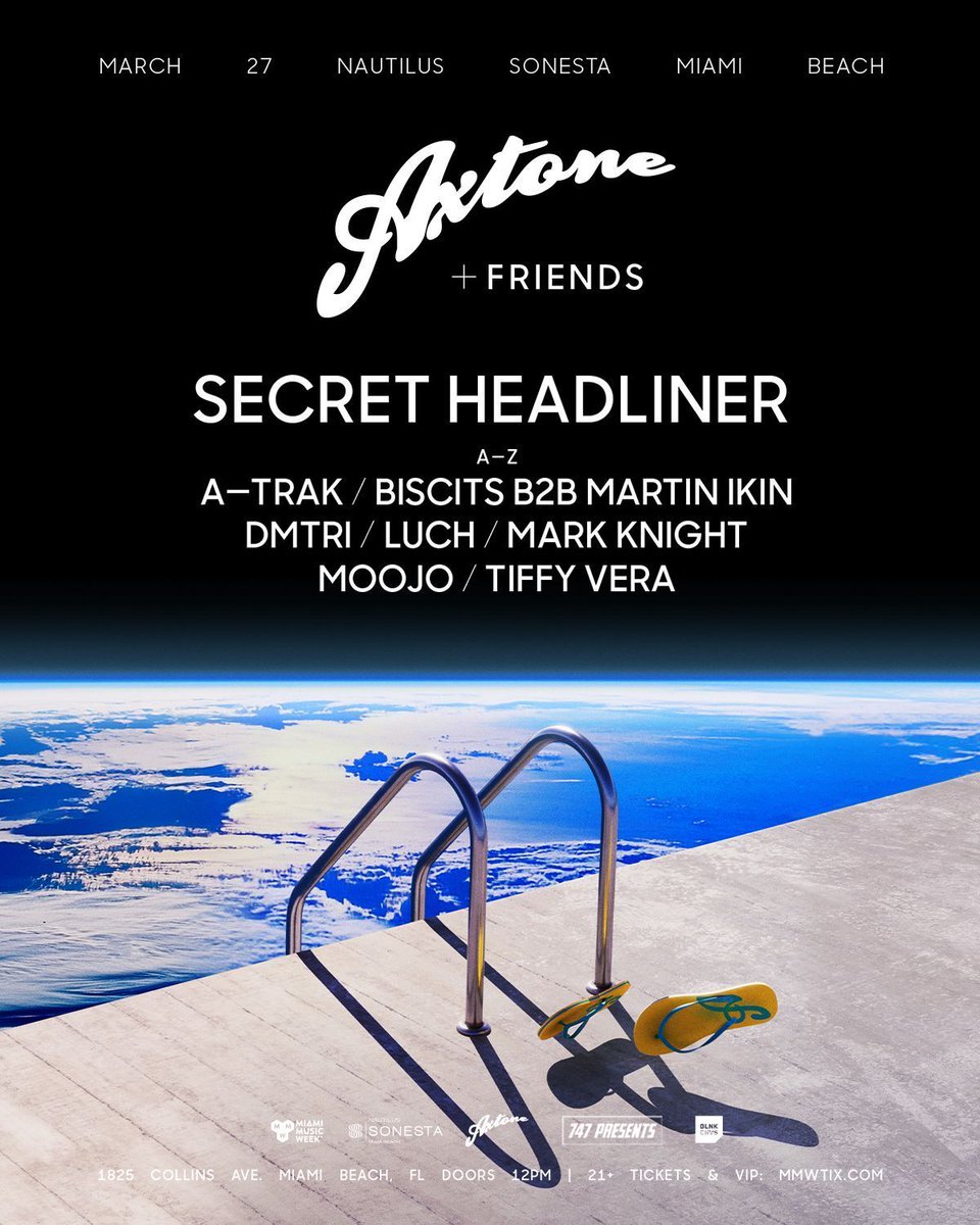 BLNK CNVS Presents (@blnkcnvspres) on Twitter photo Dive into our full @axtone and friends pool party lineup featuring some heavy hittersย such as <a href="/djmarkknight/">DJ Mark Knight</a> @biscitsmusic @martin_ikin <a href="/atrak/">Medieval Knievel</a> and more! ๐๐ Tickets on sale now at BLNKCNVS.com! ๐จ
Enter to win (2) free tickets here: laylo.com/blnkcnvs/axtone Dive into our full @axtone and friends pool party lineup featuring some heavy hittersย such as <a href="/djmarkknight/">DJ Mark Knight</a> @biscitsmusic @martin_ikin <a href="/atrak/">Medieval Knievel</a> and more! ๐๐ Tickets on sale now at BLNKCNVS.com! ๐จ
Enter to win (2) free tickets here: laylo.com/blnkcnvs/axtone