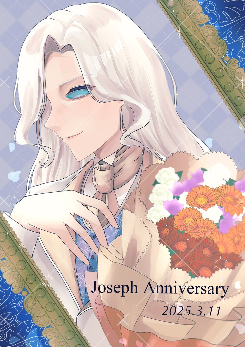 Luna__Ghost's tweet photo. ジョゼフの記念日おめでとう📷🥂✨

#ジョゼフ記念日2025 
#第五人格イラスト https://t.co/d0EB0c0bpj