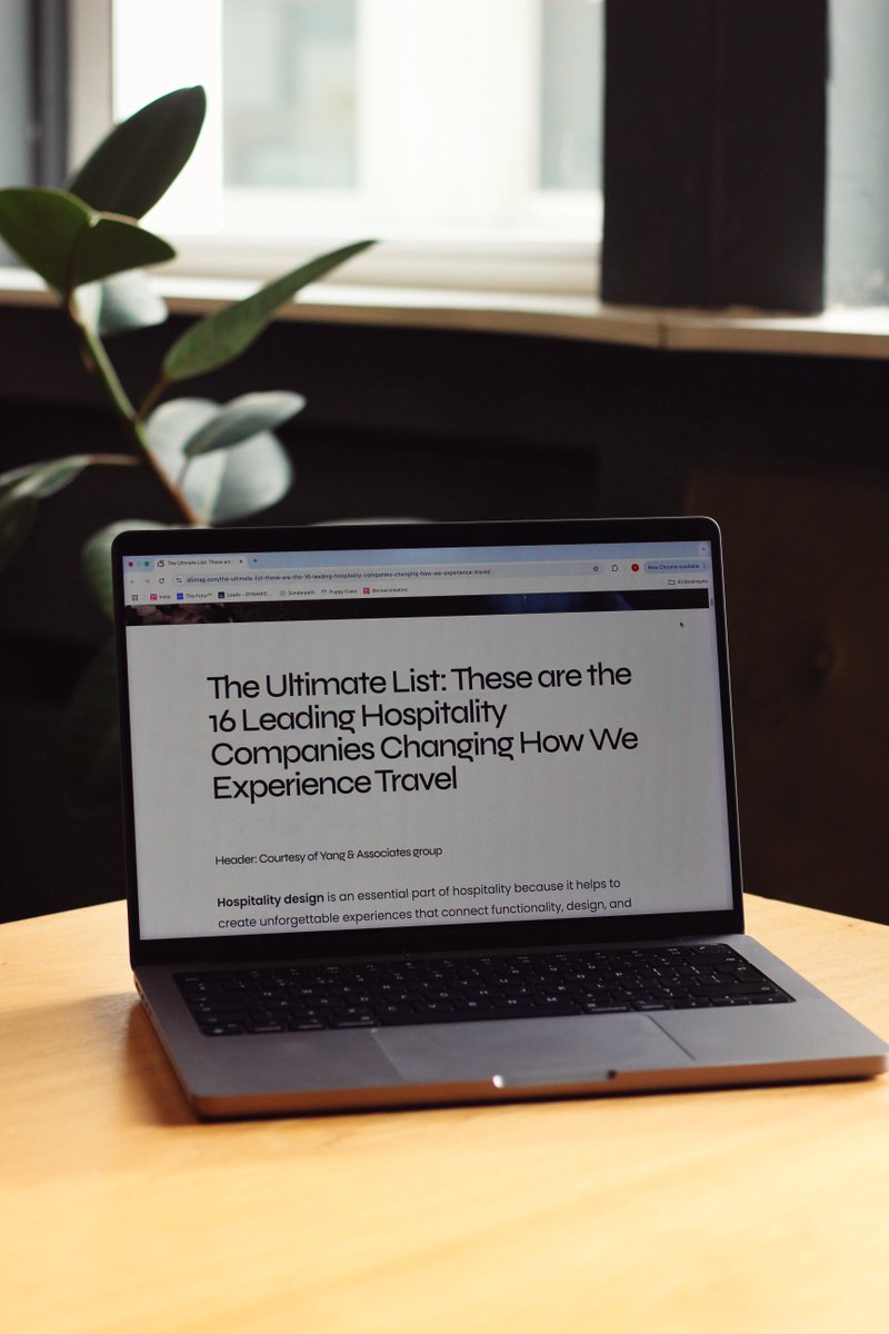 Feeling incredibly proud to be featured in D5 Mag in their Ultimate List of '16 Leading Hospitality Companies Changing How We Experience Travel'.

Take a read here: d5mag.com/the-ultimate-l…

#HospitalityDesigner #HospitalityDesign