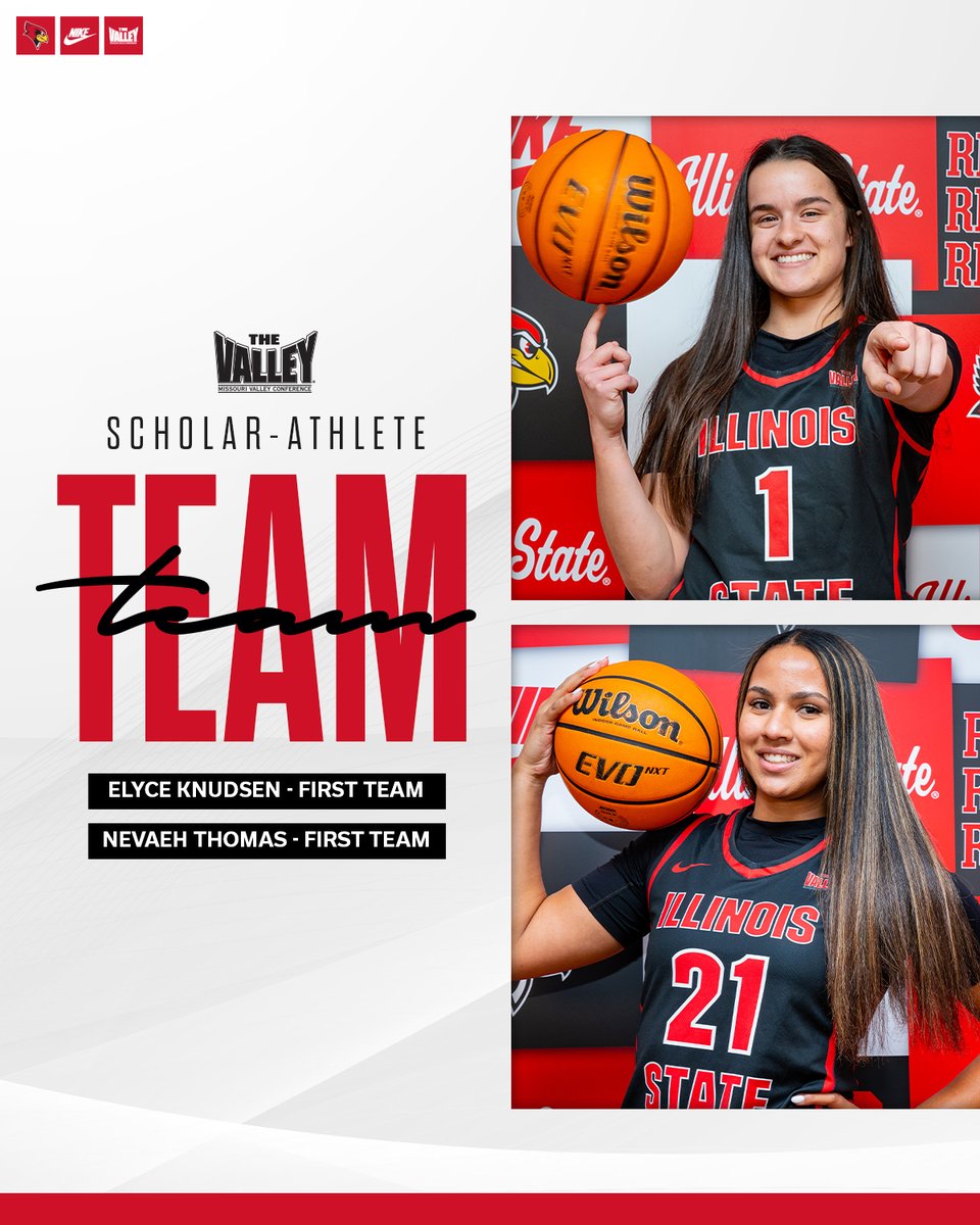 Two First Team Scholar-Athlete selections for the first time in program history‼️