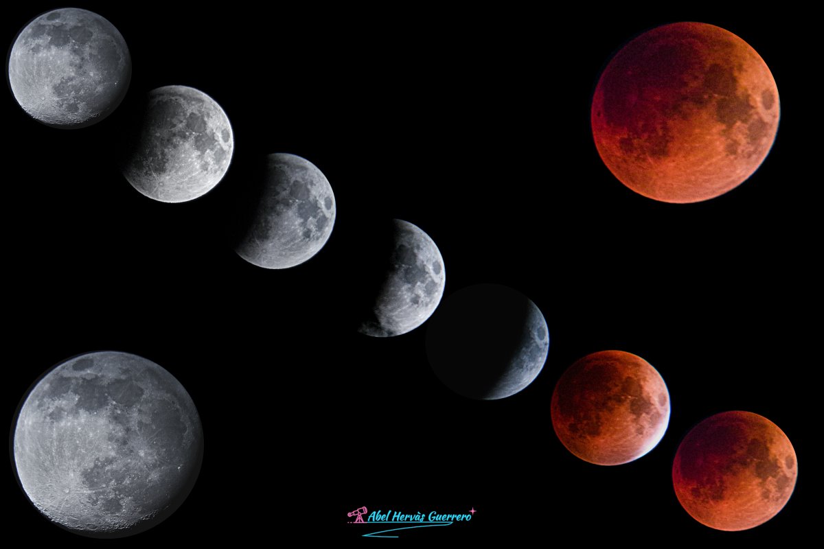 astrolleida's tweet photo. Tot i que des de la nostra estimada #Lleida no podrem gaudir de la totalitat de l'eclipsi de lluna, aquest 14 de març de matinada observarem un eclipsi parcial.

Per anar obrint boca, un parell de composicions fotogràfiques dels socis @ahg_gha @victorcarabantes del 16/05/22 https://t.co/8wXX6dOeRP
