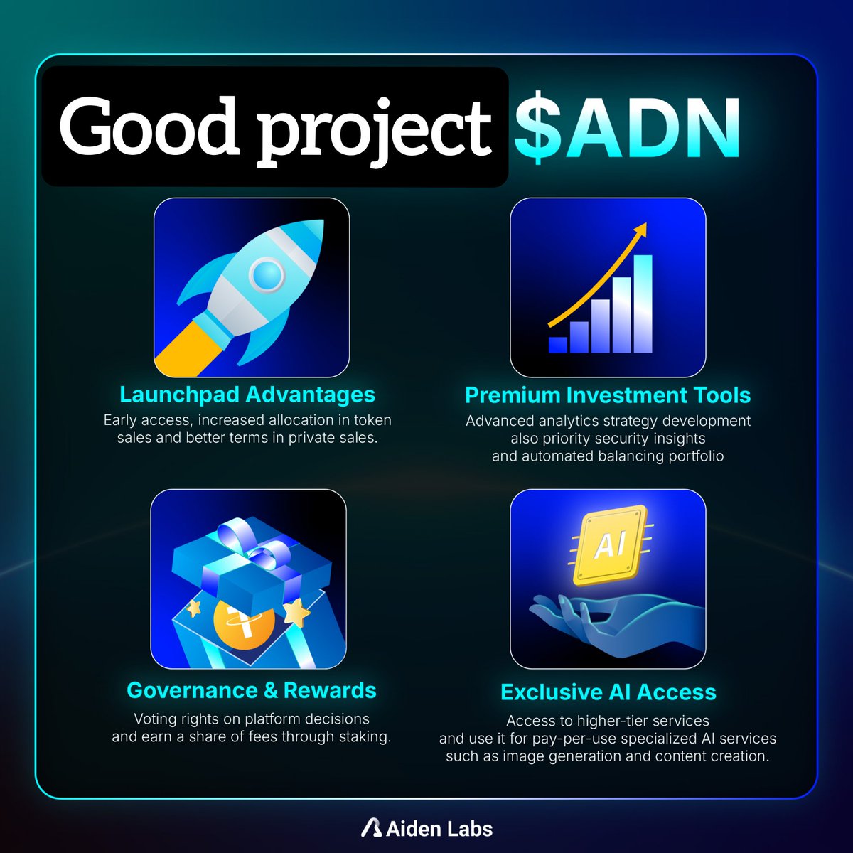 putri1857081350's tweet photo. @Aiden_Labs @Lunar_ADN @deligatoEmily There is verified on the lunar ai project, Strategic collaboration to access to new markets can give me greater and perfect profit opportunities.
@Aiden_Labs @Lunar_ADN @deligatoEmily @suryainsomnia @jokoundklaas @DianaKrall #goodproject #nextseason #projectfamous #ToTheMoon https://t.co/EsiSXyzB1v