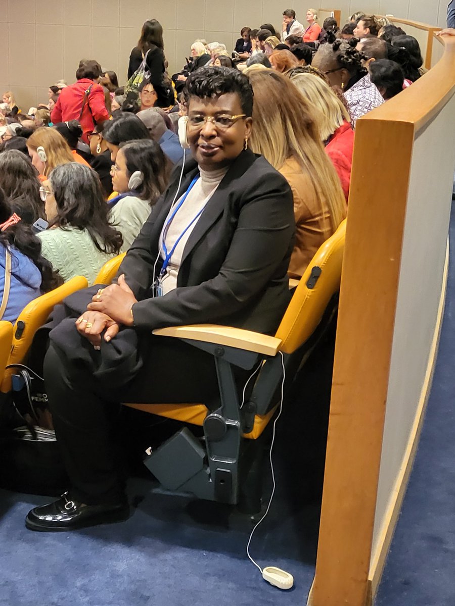 Happy to be at the opening of the CSW 69. We continue to push for Gender Equality. Strong voices from the young generation for a more inclusive world.