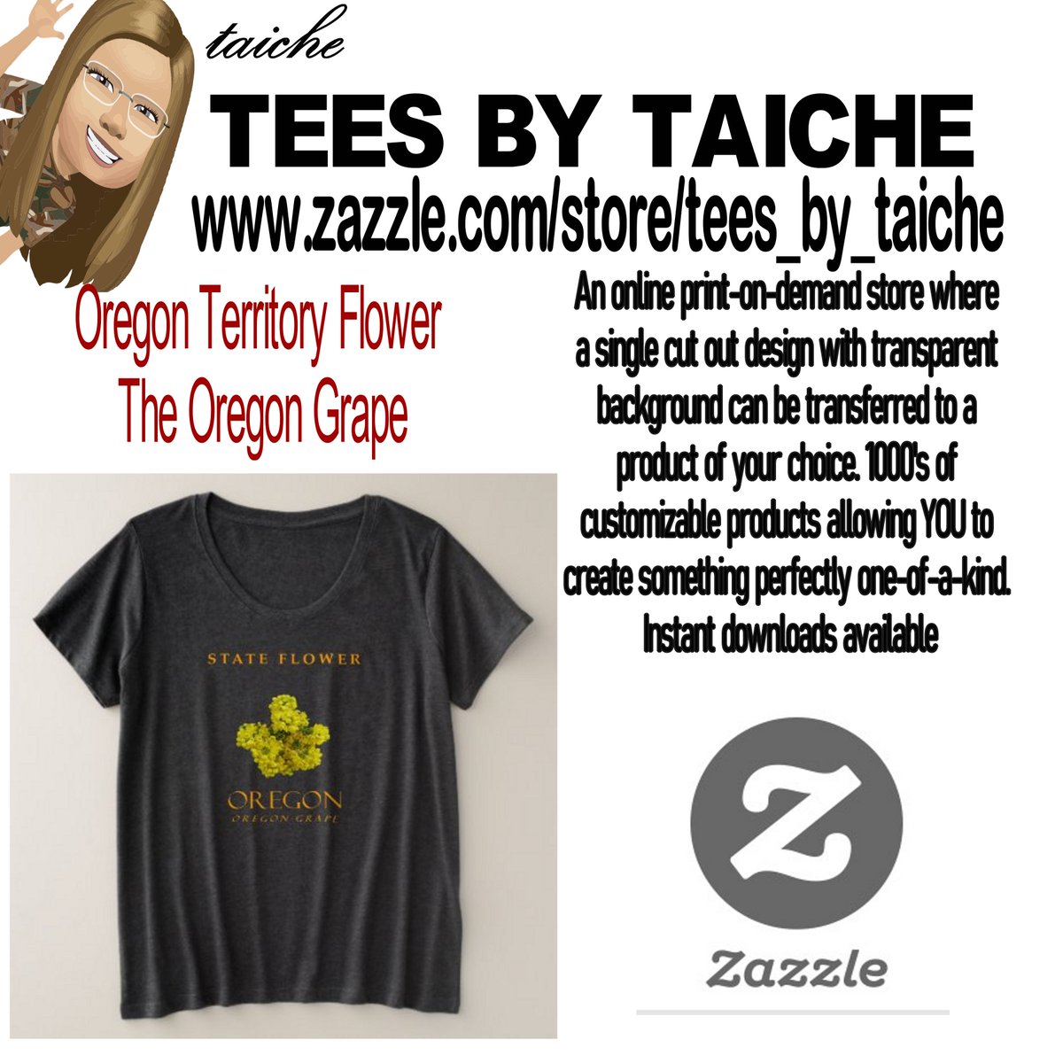 TaicheTees's tweet photo. Oregon Territory Flower The Oregon Grape Plus Size #TShirt #oregon #oregonstate #stateoforegon #flower #berberisaquifolium #hollyleavedbarberry #yellowflower #blossom #33rdstate #oregonday #nationaloregonday #giftsformom #oregonmom #mothersdaygift #gift https://t.co/XsL3Iz62gL https://t.co/boL7blzpqB