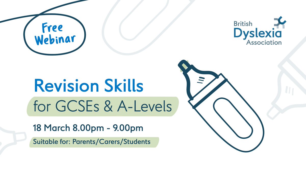 🎓 GCSE / A-Level Study Skills Webinar for Parents, Carers &amp; Students!

Join us for a helpful webinar on supporting your teen during stressful revision periods! We’ll cover everything from managing behaviour at home to dealing with exam stress, plus how to use assistive tech and