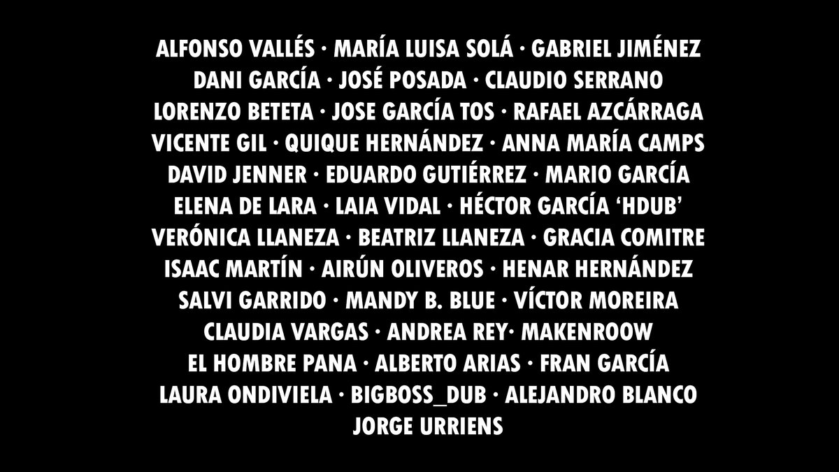 El increíble reparto de Metal Gear España hasta la fecha. 

Gracias a cada uno de los miembros que han puesto voz, talento y pasión de manera desinteresada en este proyecto. Sin vosotros, esto no sería posible. 

Pronto anunciaremos nuevas incorporaciones 👀