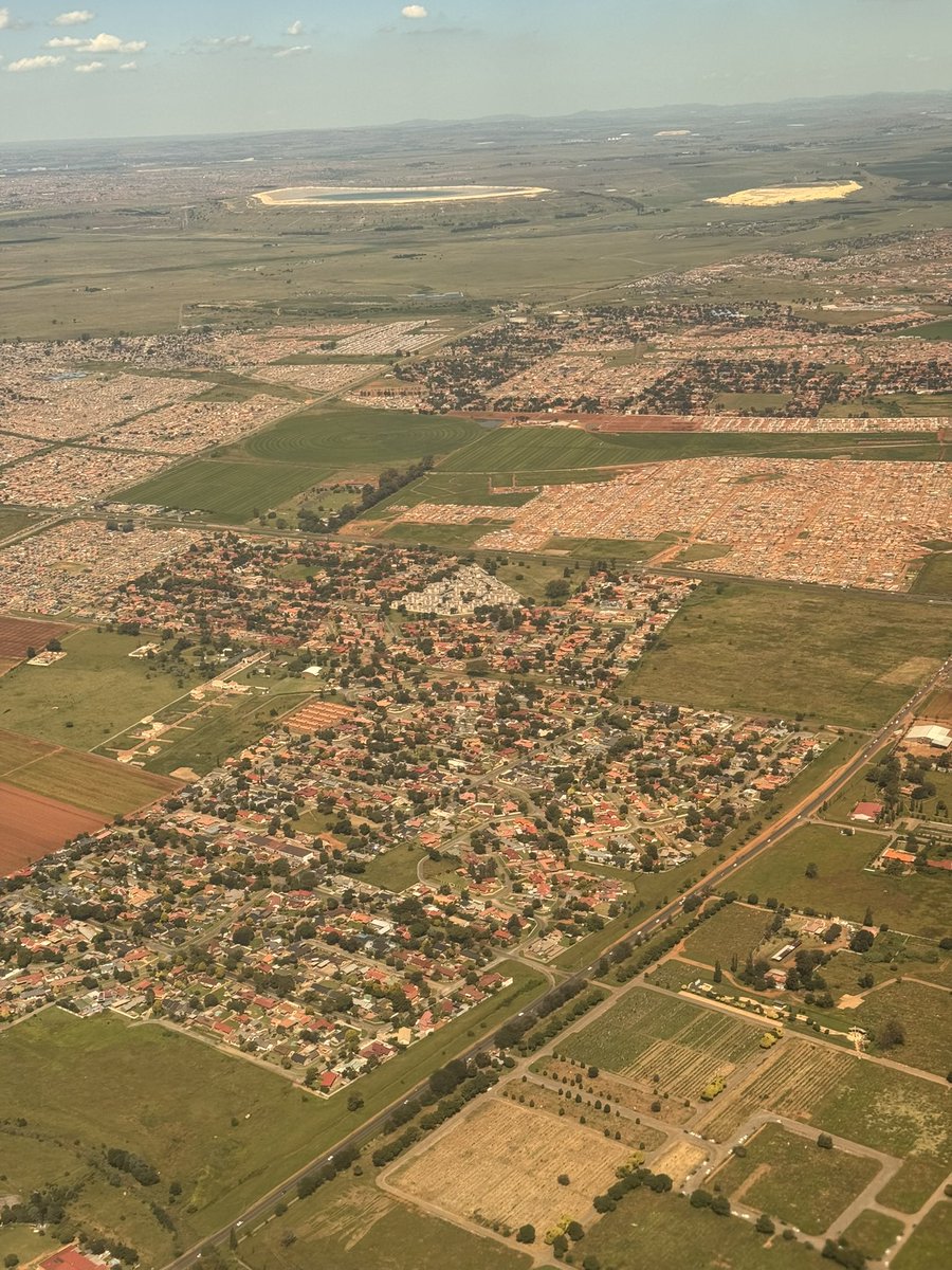 I often speak about this in public talks or dialogues but it still gets me every time. Every flight down to Cape Town or Johannesburg I sit by the window to remind myself just how persistent apartheid spatial planning remains 30+ years after democracy