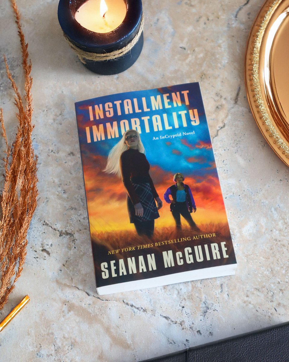 torbooks's tweet photo. @seananmcguire’s @nytimes-bestselling and Hugo Award-nominated InCryptid series continues with a whirlwind adventure....

Don't miss #InstallmentImmortality -- out tomorrow! 

https://t.co/VaDgVsn92F https://t.co/8YQwWNCTHw