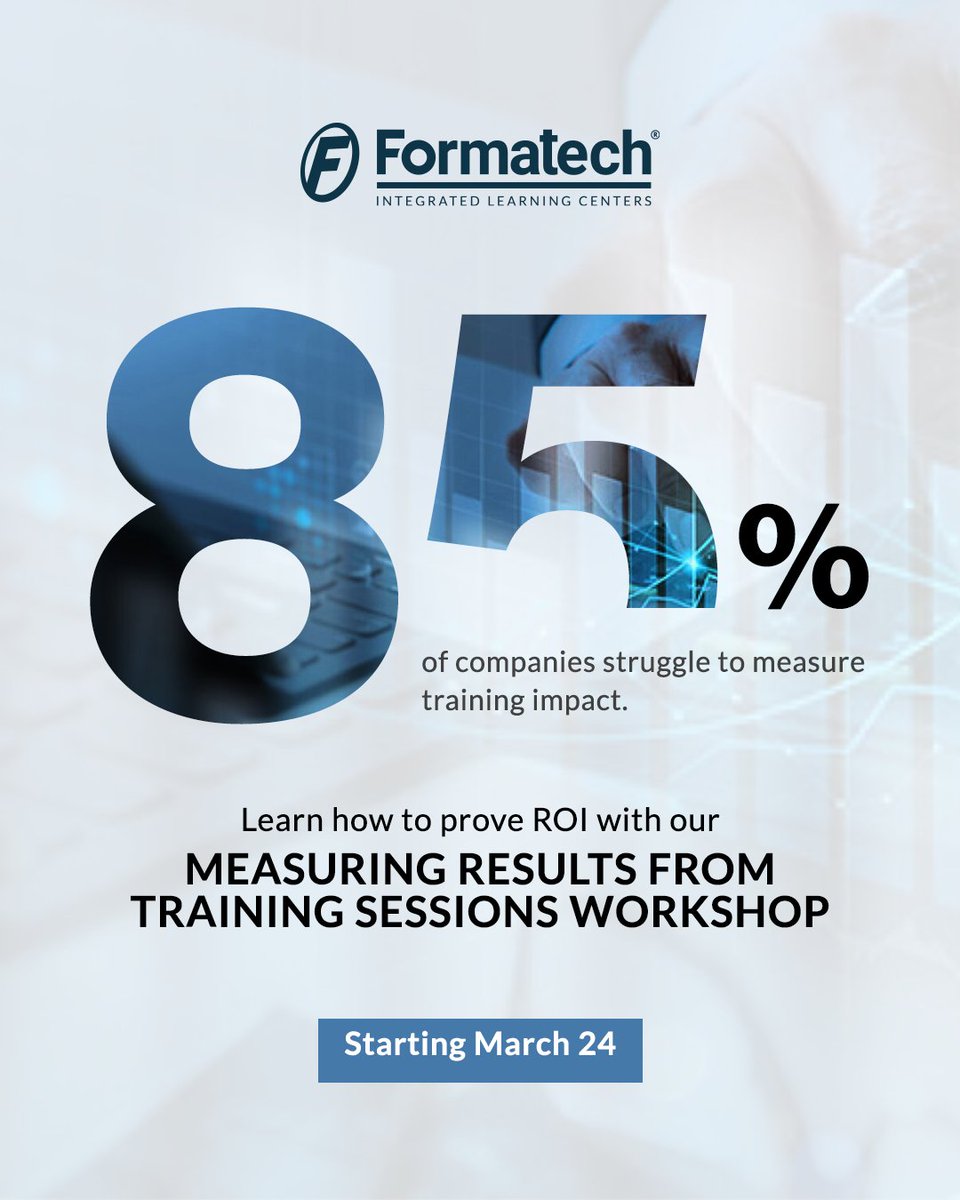 formatechedu's tweet image. Investing in training is great—but are you measuring its impact? 🔍
Learn how to track success with our expert-led workshop.

Starting March 24, register now bit.ly/3FbfApJ

#Formatech #TrainingMatters #Formatech30Years