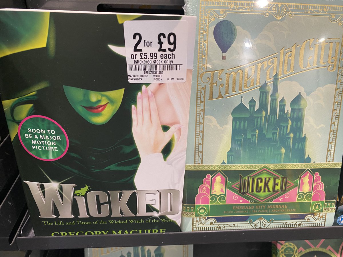 Our biggest new release this week is undoubtedly Wicked, available on dvd, Blu-ray and 4K. We also have Wicked books and merch. #wicked #newreleasemonday