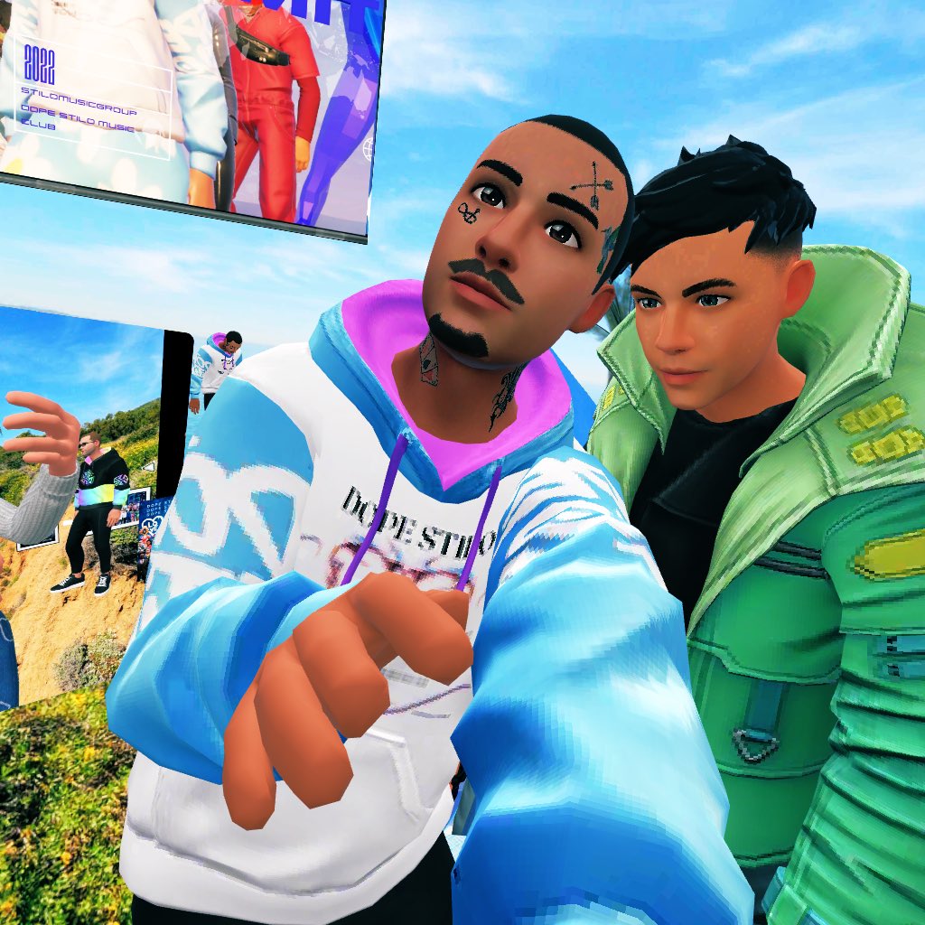 STILOWORLD's tweet photo. 📸 The Selfie Paradox: Virtual Reality Edition 🌐

In a world where pixels have power, every VR selfie on @Spatial_io shouts: “I was here!”

#Metaverse #VirtualReality #SpatialComputing #VRMusic #DigitalIdentity #Web3 #MetaverseArtist #SpatialSelfies #Oculus https://t.co/VKti3znkps