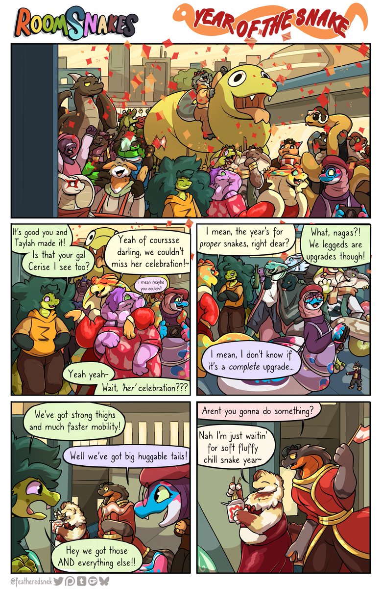 featheredsnek's tweet photo. HAPPY (belated) YEAR OF THE SNAKE!

No matter what kind of snake you are! https://t.co/vrDjxgEhY1